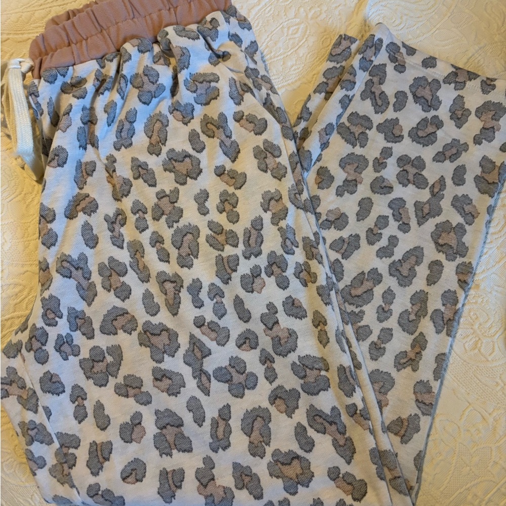 Hem & Thread Animal Print Lounge Pants